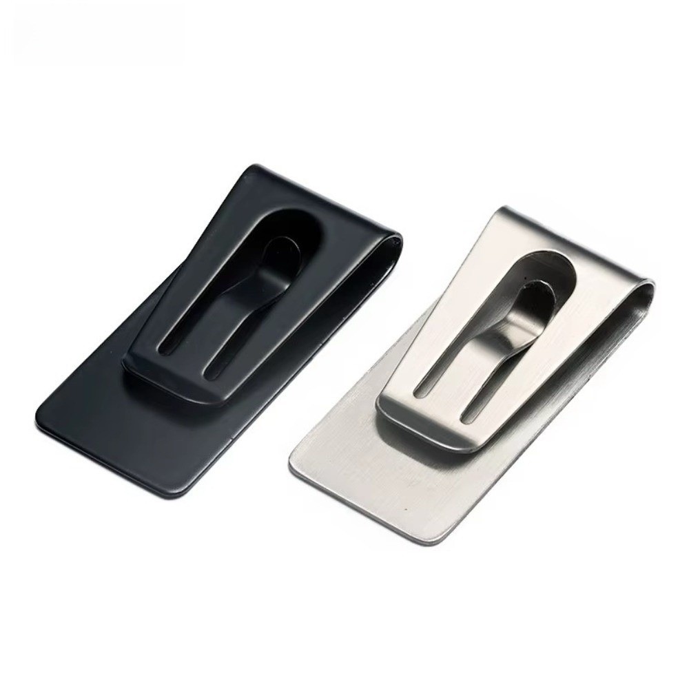 フロントポケットウォレット マネークリップ メタル製 スリム - Money Clip Slim のレビューと価格