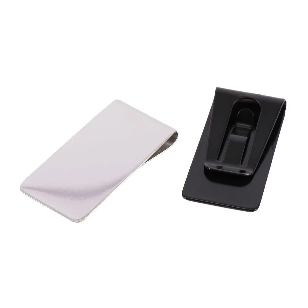 フロントポケットウォレット マネークリップ メタル製 スリム - Money Clip Slim のレビューと価格