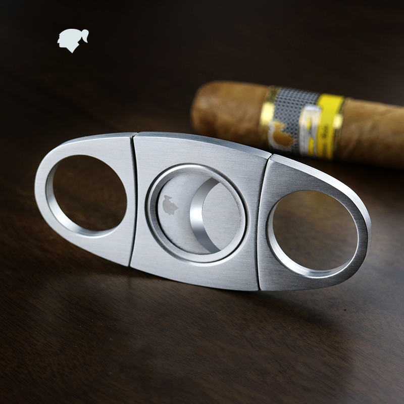 ステンレス鋼シガー V カットダブルギロチンブレードシガーパ - Cigar Cutter Set のレビューと価格